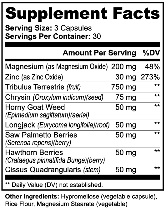 MAN VS™ – Testosterone Nutraceutical